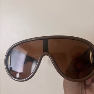 Brown Oversized Sunglasses